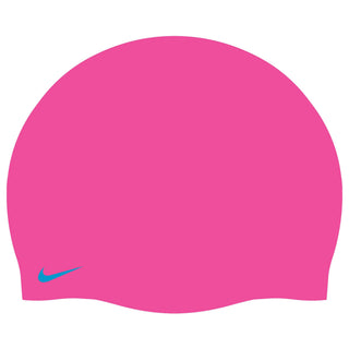 Silicone Youth Swim Cap by Nike – Silicone, Pink, Model Nike Silicone Youth Swim Cap, Pink Spell