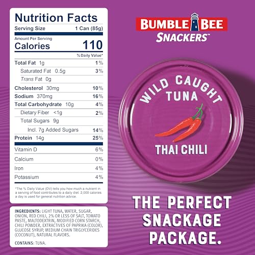 Bumble Bee Thai Chili / 3 Ounce (Pack of 1) / 1 Tuna Fish