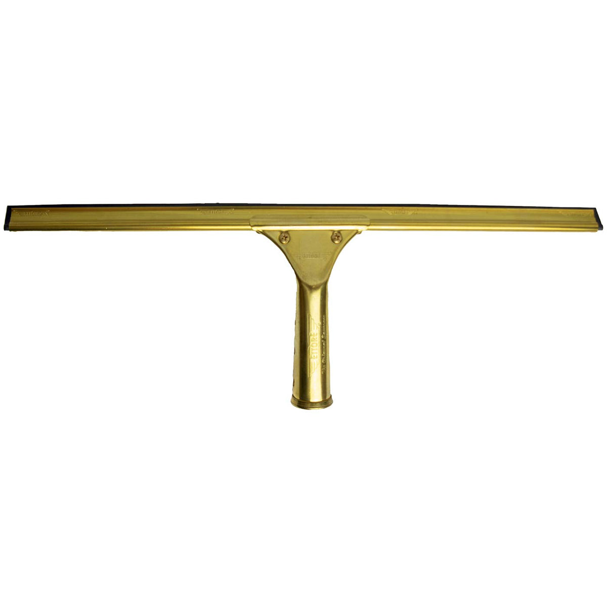 Solid Brass Window Squeegee by Ettore – 16", Brass, Gold, Model 10016