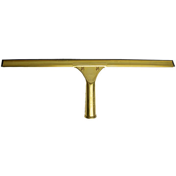 Solid Brass Window Squeegee by Ettore – 16", Brass, Gold, Model 10016