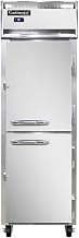 1R-SA-HD Single Section Reach In Refrigerator, Stainless Exterior & Half-Height Doors