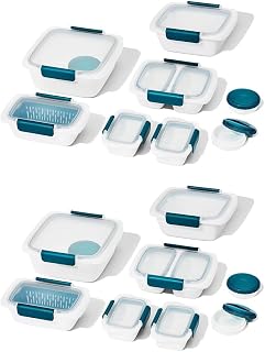 OXO Good Grips Prep & Go 20-Piece Food Container Set, Pack of 2