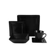 10 Strawberry Street Matte Black / 45 PC / 1 Dinnerware Sets
