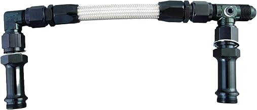Fragola Performance Systems 920002-BL 7/8-20 Dual Inlet 4150#6 Fuel Line Kit Black