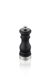 Salt or Pepper Mill FLAVIO by GEFU – Größe S, Stainless Steel Glass, Silver, Model 34633