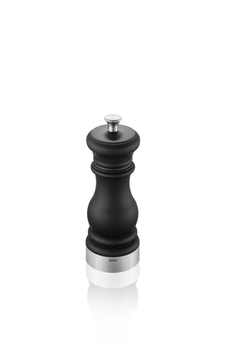 Salt or Pepper Mill FLAVIO by GEFU – Größe S, Stainless Steel Glass, Silver, Model 34633