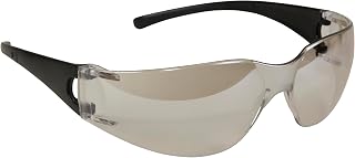 KLEENGUARD Element Safety Glasses (25638), Lightweight, Economical, Disposable, Metal-Free, Indoor / Outdoor Lens, Black Frame, 12 Pairs / Case