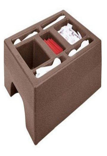 (LCDCH10131) Condiment Holder for Camtainer® by Cambro – Plastic, Dark Brown