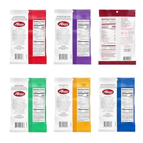 Albanese Variety Pack / 7 - 7.5 oz (Pack of 6) / 1 Gummy Candy