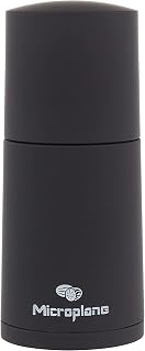 Microplane Manual Spice Mill - Cinnamon Grinder and Nutmeg Grater (Black)