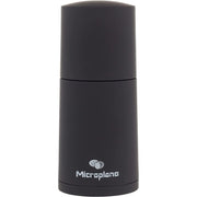 Manual Spice Mill - Cinnamon Grinder and Nutmeg Grater (Black) by Microplane – 2x2x8.1 Inch (Pack of 1), Stainless Steel, Black, Model 48060