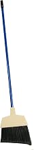 Winco Lobby Broom, Medium, Blue, Tan, Black | Angled head for corners, Quality