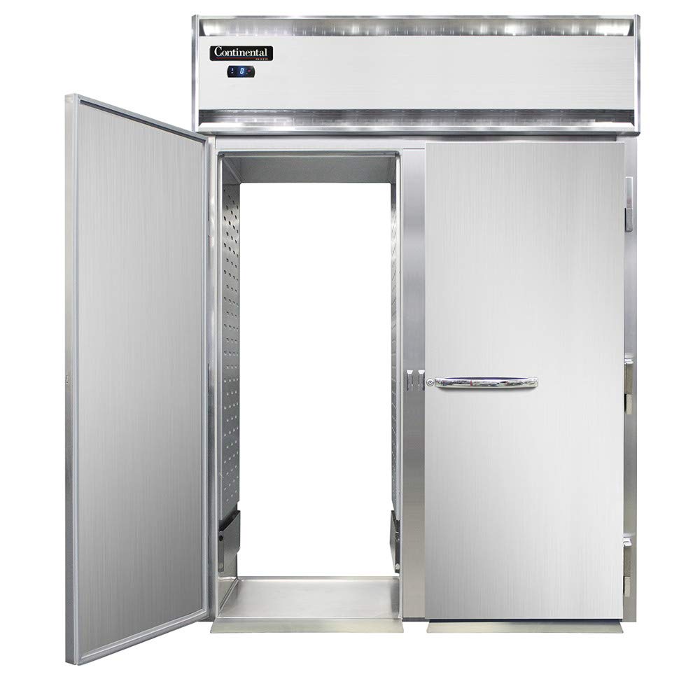 DL2FI-SS-RT Designer Line Two Section Roll-Thru Freezer by Continental Refrigerator – Model DL2FI SS