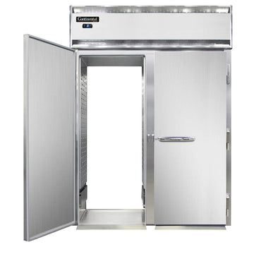 DL2FI-SS-RT Designer Line Two Section Roll-Thru Freezer by Continental Refrigerator – Model DL2FI SS
