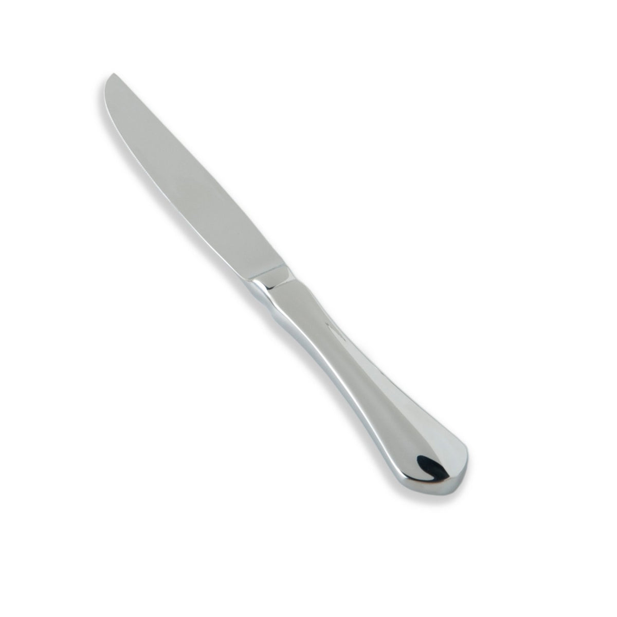 Forge 18/10 Stainless Steel Flatware Solid Handle Steak Knife by Fortessa – Steak Knife, Stainless Steel, Silver, Pack of 12, Model 1.5.109.00.006