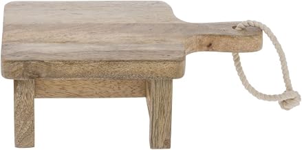 HUBERT Display Riser Mango Wood - 9 2/5"L x 6 7/10"W x 3 2/5"H