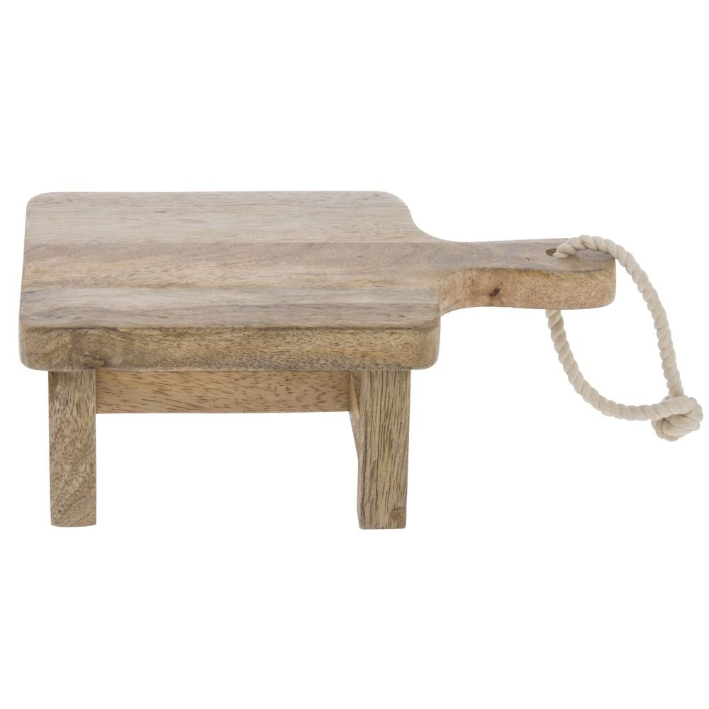Display Riser Mango Wood - 9 2/5"L x 6 7/10"W x 3 2/5"H by HUBERT – Wood, Natural, Model 59067