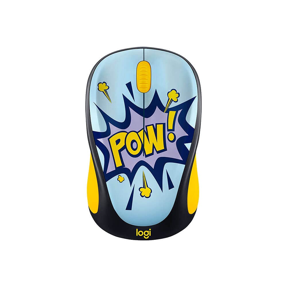 Logitech POW / 3.7" x 2.2" x 1.5" / Golden Garden Mice