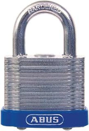 ABUS Keyed Padlock, Open, Square Steel Body, Hardened Steel Shackle, 13/16 in W 41/40 KD - 1 Each