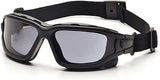 Pyramex SB7020SDT I-Force Safety Glasses Black with Gray Anti-Fog Lens (3 Pair)
