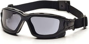 Pyramex SB7020SDT I-Force Safety Glasses Black with Gray Anti-Fog Lens (3 Pair)
