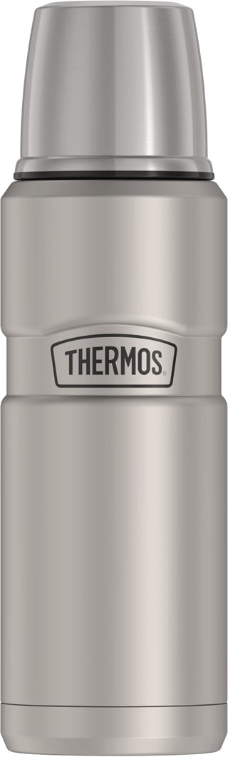 Stainless King Vacuum-Insulated Compact Bottle by THERMOS – 16 Ounces (Pack of 1), 16.0 ounces, Stainless Steel, Stainless, Model SK2000MSTRI4