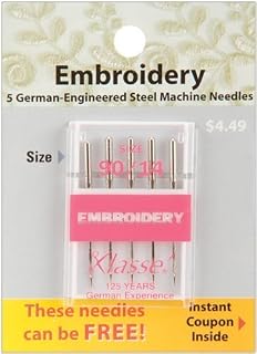 Tacony Corporation Klasse Embroidery Machine Needles-90/14 5/Pkg by Notions - In Network