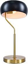 Small Minimalist Wooden Table Lamp Dimmable Fast Delivery Small Bedside for Night Stands, Living Room, Office,Study Room, Flux Black Outer - White Inner 110~120V