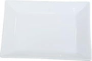 Yanco Rome Collection White Melamine Square Appetizer,bread,dinner Plate 8" Box of 48