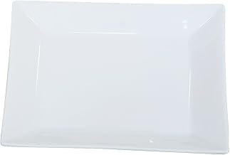 Yanco Rome Collection White Melamine Square Appetizer,bread,dinner Plate 8" Box of 48