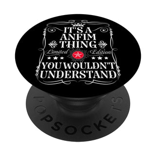 Anfim Name Its A Anfim Thing You Wouldn't Understand PopSockets Standard PopGrip by Funny Vintage Anfim Name T-Shirts And Gifts – Black, Model 4Z7AZPVSWZ3US_BLACK
