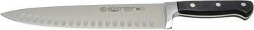 Winco 10" Stainless Steel Chef Knife, Hollow Ground Edge