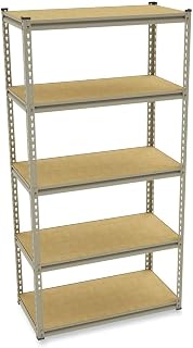 Tennsco LSS-361872 LSS361872 Stur-D-Stor Shelving Five-Shelf 36w x 18d x 72h Sand