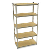 Tennsco LSS361872 Stur-D-Stor Shelving Five-Shelf 36w x 18d x 72h Sand by Sharpie – 36 by 18-1/2 by 73-Inch, Alloy Steel, Sand, Model LSS-361872