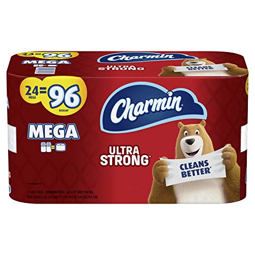 Charmin 24 Count (Pack of 1) / White / 1 Toilet Paper