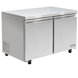 47 1/4" W Undercounter Refrigerator w/ (2) Sections & (2) Doors by MOTAK – 50.39x32.68x38.58, In Description, Check Images, Model MUR-48-X