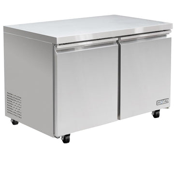 47 1/4" W Undercounter Refrigerator w/ (2) Sections & (2) Doors by MOTAK – 50.39x32.68x38.58, In Description, Check Images, Model MUR-48-X