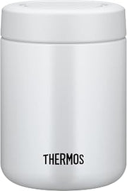 Vacuum Insulated Soup Jar by THERMOS – 500ml, 0.5 liters, Stainless Steel, white grey, Model JBR-501 WHGY