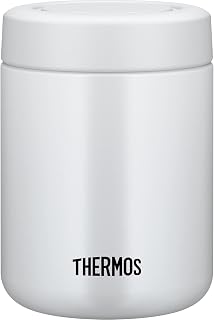 Vacuum Insulated Soup Jar by THERMOS – 500ml, 0.5 liters, Stainless Steel, white grey, Model JBR-501 WHGY
