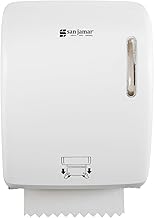 Timeless Hands-Free Mechanical Paper Towel Dispenser by San Jamar – Plastic, White, Model T7200WH