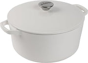 Lodge 5 Quart Cast Iron Elements Enamel Dutch Oven - Snow
