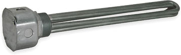 Tempco 316 Stainless Steel Immersion Heater, 1" NPT 6-3/8" D 1000W 120V