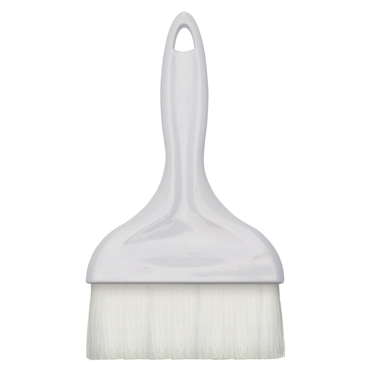 Winco 4" / Flat / White Pastry Brushes