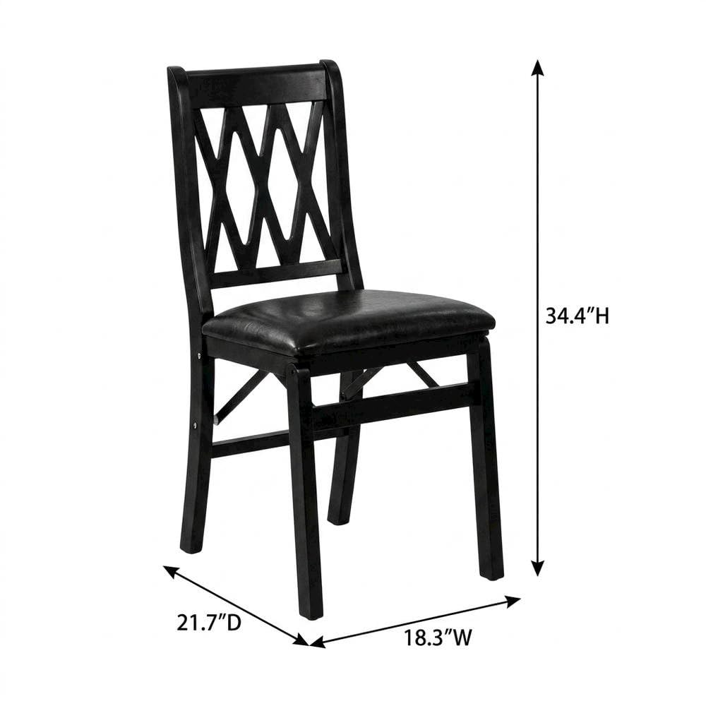 Furnifact Black / 2 Chairs
