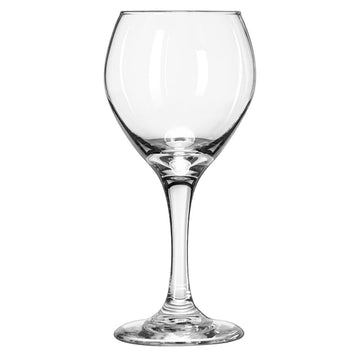 Glassware Perception Red Wine Glass by Libbey – 24 Count (Pack of 1), 10.0 ounces, Glass, Black, Pack of 24