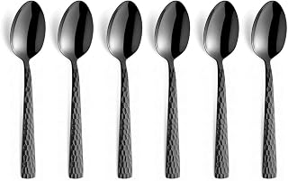 Amefa Felicity - Set of 6 Mocha Espresso Spoons Matte Black