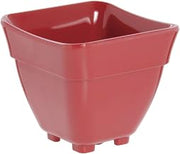 HUBERT 1/6 Size Curveware Pan Red Melamine 5 1/2"L x 5"W x 5"D
