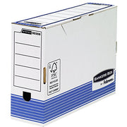 Bankers Box Blue / 100mm / Modern Storage File Boxes