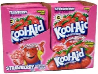 New 809000 Kool- Aid Strawberry .14Oz (-Pack) Drink Mixes & Powders Cheap Wholesale Discount Bulk Beverages Drink Mixes & Powders Air Freshener