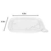 BUT-N-LOC Matching Lid / Clear / Compact Clamshell Take Out Containers